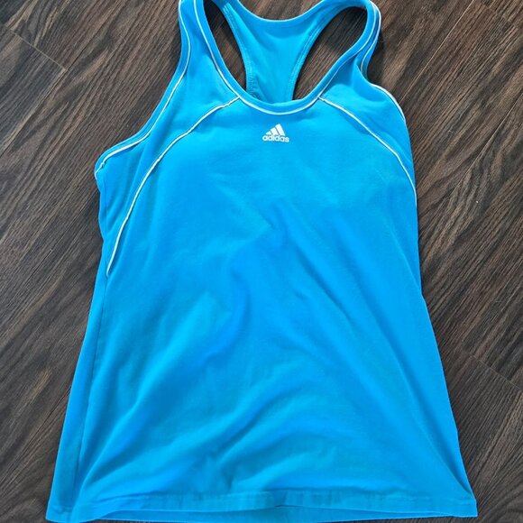 ADIDAS Athletic Racer-Back Top w/ Built-In Bra SIZE XL - Picture 1 of 6